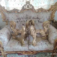 مبل هفت نفره دو دست|مبلمان خانگی و میز عسلی|بندر انزلی, گمرک|دیوار