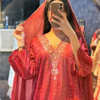 ماکسی آینه کاری شده وارداتی