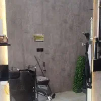 وسایل آرایشگاه مردانه آینه و سرشور