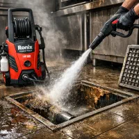 چربی‌گیری تخصصی رستوران و نظافت صنعتی با واترجت