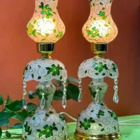 لوستر آباژور شمعدان دست ساز|لوستر و چراغ آویز|چالوس, |دیوار