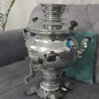 سماور گازی برنجی ۸ لیتری