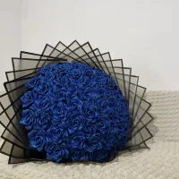 دسته گل روبانی