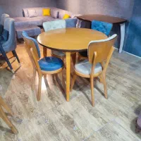 میز نهارخوری 4 نفره چوب روس