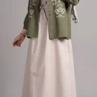 مانتو کت بهاره گلدوزی