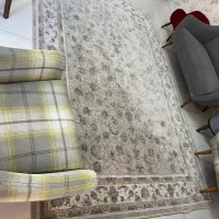 مبل هفت نفره به همراه پاف و کوسن|مبلمان خانگی و میز عسلی|رشت, شهرک شهید رجایی|دیوار