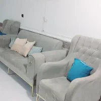 مبل ۷ نفره فقط ۲ سال کار کرده به دلیل  جابه جایی