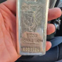 فروش شمش نقره نیم کیلویی 999.9 برند رویال