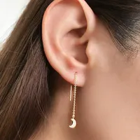 گوشواره مینیمال طلا بخیه ای و میخی|جواهرات|تهران, بازار|دیوار