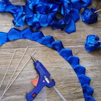 گل روبانی|گل مصنوعی|مشهد, طلاب|دیوار