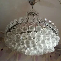 لوستر استیل کریستالی|لوستر و چراغ آویز|کرج, گلشهر|دیوار