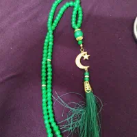 تسبیح سبز زنانه از کربلا اومده