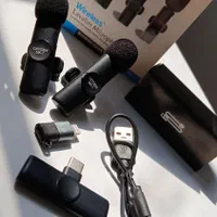 میکروفن یقه ای wireless|لوازم جانبی موبایل و تبلت|کرج, مصباح|دیوار