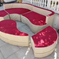 مبل اِل ۶نفره|مبلمان خانگی و میز عسلی|بوشهر, |دیوار