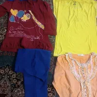 تعدادی لباس توخانه ای ،تاپ شلوارک،تاپ،کاپشن