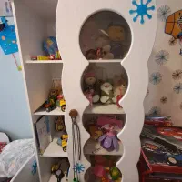 دو عدد تخت با کمد