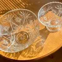 پانچ کریستال آمریکایی ستاره anchor Hocking قدیمی|کلکسیون اشیاء عتیقه|تهران, اکباتان|دیوار