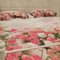 تخت خواب دو نفره ایکیا|تخت و سرویس خواب|تهران, محمودیه|دیوار