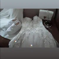 حراج لباس عروس سنگ دوزی شده