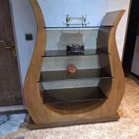 بوفه تمام چوب گردو طرح لاله