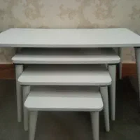 چهار عدد میز عسلی یا جلو مبلی نو نو