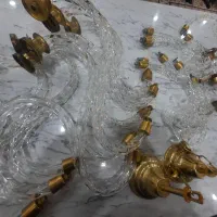 لوازم لوستر کریستال 12شاخه|لوستر و چراغ آویز|تهران, ستارخان|دیوار