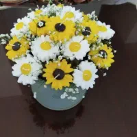 بابونه|گل مصنوعی|قم, ارم|دیوار