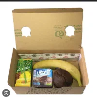 جعبه سوخاری دسته دار مقوایی بدون لوگو|ظروف نگهدارنده، پلاستیکی، یک‌بارمصرف|بندر گناوه, |دیوار