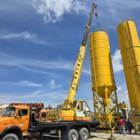 اجاره جرثقیل ۲۵ تن دکل بلند با جیم