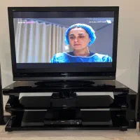 تلویزیون ۵۰ پاناسونیکPanasonic +هوم تئاتر و میز TV