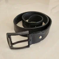 کمربند چرم طبیعی و کراوات