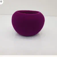 گلدان مخمل هشت تیکه