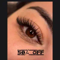 اکستنشن مژه  آف پنجاه درصد بمدت یک هفته