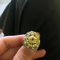 انگشتر نقره کار دست