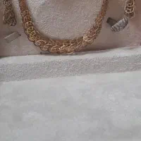 سرویس نقره دستبند گردن بند گوشواره وانگشتر زیبا