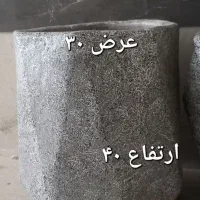 ۵ عدد گلدان بزرگ سفالی به رنگ طوسی کاملا سالم|گل و گیاه طبیعی|تهران, ائمه اطهار|دیوار