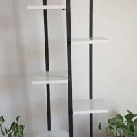 استند گلدان فلزی چوب mdf