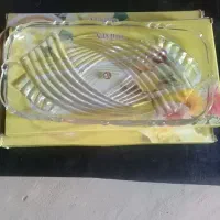 سینی شیشه ای سرو...وجعبه قاشق وچنگال