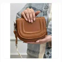 کیف زنانه دوشی دو بند زارا رنگ عسلی|کیف، کفش، کمربند|پرند, فاز ۳|دیوار