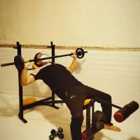 دستگاه بدنسازی خانگی تاشو میز مدرج هالتر دمبل وزنه|تجهیزات ورزشی|مشهد, خین عرب|دیوار
