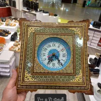 ساعت دیواری خاتم و میناکاری شده