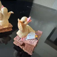 مجوعه ۹تایی مجسمه مدرسه اردک ها|مجسمه، تندیس، ماکت|تهران, حکیمیه|دیوار