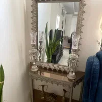 اینه شمع دان برنز