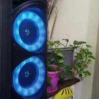 اسپیکر فلش خور میکروفون و کنترل دار کاملا سالم