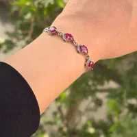 دست بند زنانه یاقوت آماتیس گارنت عقیق فیروزه|جواهرات|تهران, نیروی هوایی (پیروزی)|دیوار
