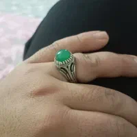 انگشتر طرح نقره