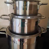 قابلمه استیل اصل|ظروف پختوپز|مهاباد (آذربایجان غربی), |دیوار