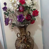 گل با گلدان