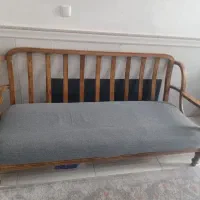 مبل چوب گردو شیش نفره