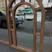 آیینه گنبدی فلزی و چوبی